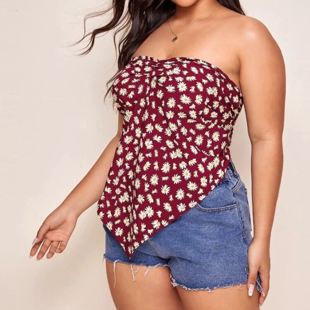Tie Back Tube Bandana Top